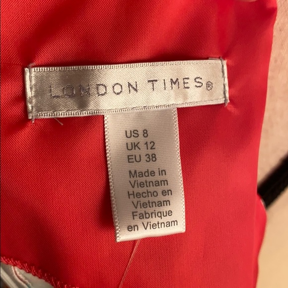NWT 👗London Times size 8 dress - Picture 9 of 10